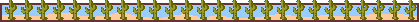 a row of cacti